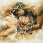 Miniatura fototapety Antyczne postacie w uścisku