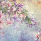 Miniatura fototapety Magnolie w towarzystwie lawendy