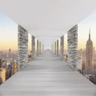 Miniatura fototapety Korytarz z kamiennymi filarami