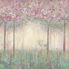 Miniatura fototapety Drzewa z Różowymi Kwiatami