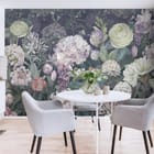 Miniatura fototapety Egzotyczne kwiaty w ogrodzie we wnętrzu kuchni