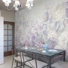 Miniatura fototapety Delikatne Kwiaty w Pastelach we wnętrzu kuchni