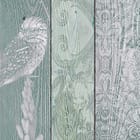 Miniatura fototapety Deski z Kwiatowymi Wzorami fragment #1