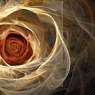 Miniatura fototapety Abstrakcyjna spirala z różami