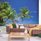 Miniatura fototapety Palmy nad brzegiem morza we wnętrzu salonu