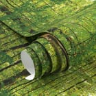 Miniatura fototapety Las o świcie z promieniami słońca - realne zdjęcie w rolce
