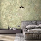 Miniatura fototapety Zielone Liście i Pnącza we wnętrzu sypialni