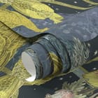 Miniatura fototapety Złote pawie na nocnym niebie fragment #1