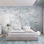 Miniatura fototapety Kwiaty polne w pastelowych barwach we wnętrzu sypialni