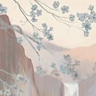 Miniatura fototapety Krajobraz górski z wodospadami fragment #2