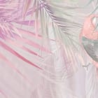 Miniatura fototapety Tropikalna dżungla z liśćmi fragment #1