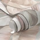 Miniatura fototapety Tropikalne liście w beżu i różu fragment #1