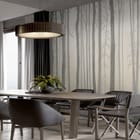 Miniatura fototapety Leśne drzewa i mglisty horyzont we wnętrzu kuchni