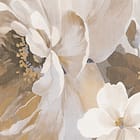 Miniatura fototapety Kwiatowy wzór z dużymi kwiatami fragment #1