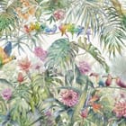 Miniatura fototapety Kolorowe ptaki w tropikalnej dżungli