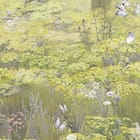 Miniatura fototapety Leśna mgła i wysokie drzewa fragment #2