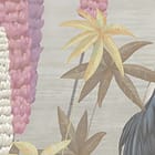 Miniatura fototapety Żurawie w ogrodzie kwiatów fragment #1