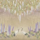 Miniatura fototapety Żurawie w Ogrodzie Kwiatów