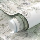 Miniatura fototapety Pole traw i dzikich kwiatów fragment #1