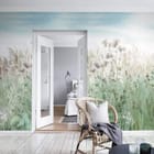 Miniatura fototapety Pole traw i dzikich kwiatów we wnętrzu przedpokoju