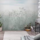 Miniatura fototapety Polne kwiaty i trawy we wnętrzu salonu