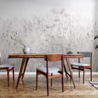 Miniatura fototapety Kwiaty polne i trawy we wnętrzu kuchni