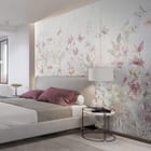 Miniatura fototapety Kwiaty polne w pastelowych barwach we wnętrzu sypialni