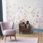 Miniatura fototapety Kwiaty polne w pastelowych barwach we wnętrzu salonu