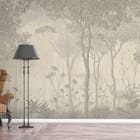 Miniatura fototapety Gęsty Las z Wysokimi Drzewami we wnętrzu przedpokoju