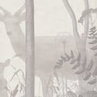 Miniatura fototapety Gęsty las z wysokimi drzewami fragment #1