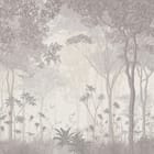 Miniatura fototapety Gęsty las z wysokimi drzewami