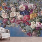 Miniatura fototapety Kwiatowy bukiet w pastelach we wnętrzu przedpokoju