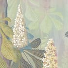 Miniatura fototapety Liście i kwiaty kasztanowca fragment #1