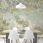 Miniatura fototapety Liście i kwiaty kasztanowca we wnętrzu kuchni