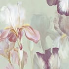 Miniatura fototapety Kwiaty irysów na łące fragment #1