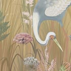 Miniatura fototapety Las z wysokimi drzewami i jeziorem fragment #1