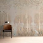 Miniatura fototapety Las z wysokimi drzewami i trzcinami we wnętrzu przedpokoju