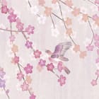 Miniatura fototapety Sakura z różowymi kwiatami fragment #1