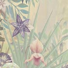 Miniatura fototapety Dżungla z bujną roślinnością fragment #1