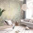 Miniatura fototapety Dżungla z bujną roślinnością we wnętrzu salonu