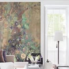 Miniatura fototapety Tropikalna dżungla z drzewem we wnętrzu biura