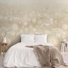 Miniatura fototapety Dmuchawce na tle łąki we wnętrzu sypialni