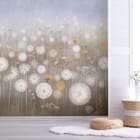 Miniatura fototapety Dmuchawce na łące z kwiatami we wnętrzu przedpokoju