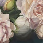 Miniatura fototapety Bukiet białych i różowych piwonii fragment #1