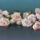 Miniatura fototapety Bukiet białych i różowych piwonii