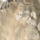 Miniatura fototapety Pnącza z liśćmi na tle fragment #2