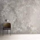 Miniatura fototapety Delikatne liście na jasnym tle we wnętrzu przedpokoju