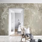 Miniatura fototapety Zielone liście i gałęzie we wnętrzu salonu