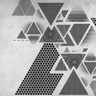 Miniatura fototapety Geometryczne Trójkąty i Linie