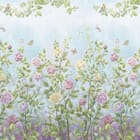 Miniatura fototapety Kolorowe róże na łodygach